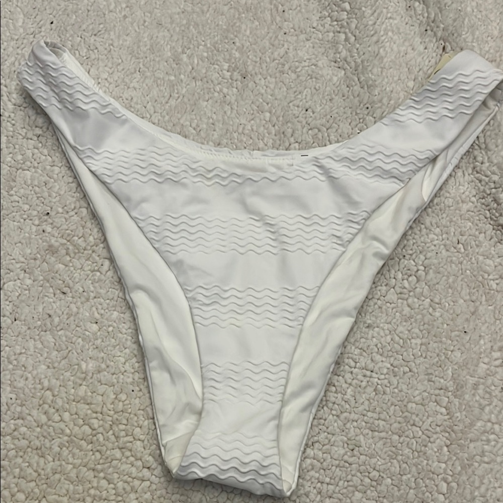 Classic White Bikini with Moderate Coverage